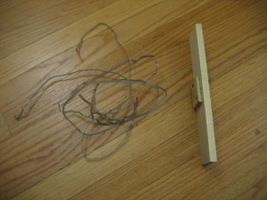 Finished Mount (we are using heavy-duty twist-ties instead of zip ties or velcro)